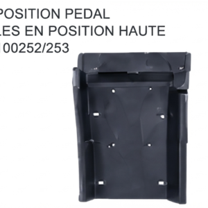 Pédale en position haute